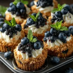 Die gefrorenen Blaubeer-Joghurt-Piaduwellen sind nicht nur ein Fest für den Gaumen, sondern auch eine gelungene Kombination aus Geschmack und Gesundheit. Dieses Rezept ist inspiriert von der traditionellen amerikanischen Dessertkultur, wo fruchtige Leckereien besonders in den warmen Monaten sehr beliebt sind. Die Verwendung von frischen Blaubeeren und griechischem Joghurt verleiht diesen kleinen Bissen eine erfrischende Note, die sie zu einem idealen Sommerdessert macht.