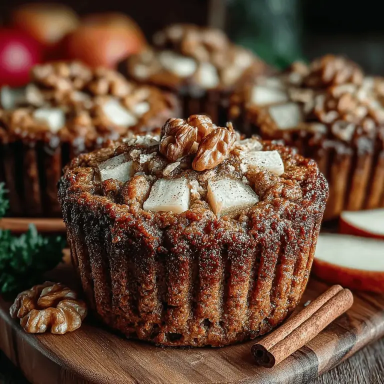 Die Apfel-Zimt Hafer-Muffin-Tassen sind nicht nur ein wahres Geschmackserlebnis, sondern auch eine gesunde Wahl für ein nahrhaftes Frühstück oder einen Snack. Dieses Rezept erfreut sich großer Beliebtheit, da es die Süße von frischen Äpfeln und die herzhafte Note von Haferflocken perfekt kombiniert. Ideal für alle, die auf der Suche nach einer schmackhaften und zugleich gesunden Alternative zu herkömmlichen Muffins sind.