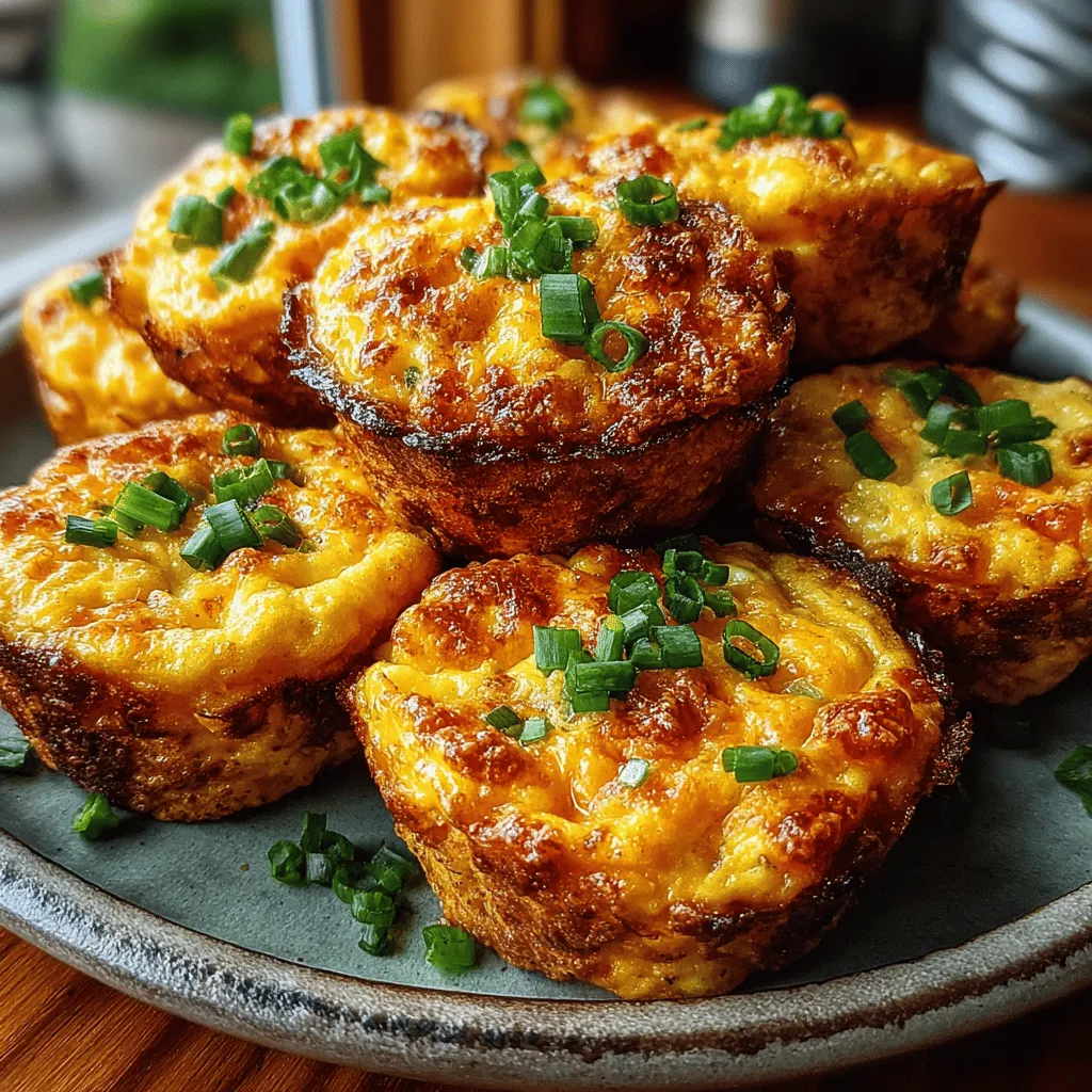 Cheddar Süßkartoffel-Ei-Bissen sind eine köstliche und nahrhafte Option für Frühstück, Mittagessen oder einen Snack. Diese kleinen Häppchen vereinen die Süße der Süßkartoffeln mit dem herzhaften Geschmack von scharfem Cheddar-Käse und den proteinreichen Eiern. Sie sind nicht nur einfach zuzubereiten, sondern auch perfekt für Meal Prep, da sie sich gut aufbewahren lassen und vielseitig einsetzbar sind. Ob für ein schnelles Frühstück unter der Woche oder als Teil eines Brunch-Buffets, diese Bissen sind ein Hit bei Groß und Klein.