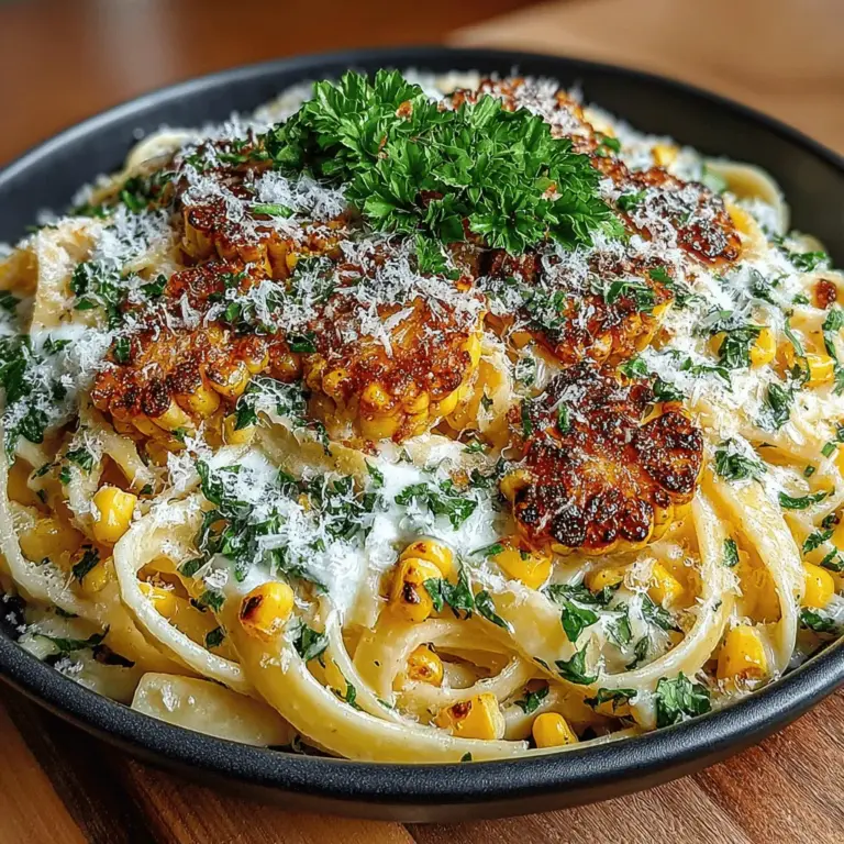 Die Verwendung frischer Zutaten ist der Schlüssel zu einem gelungenen Gericht. In diesem Rezept verwenden wir frische Maiskörner, die nicht nur für einen süßen Geschmack sorgen, sondern auch für eine angenehme Textur. Der frisch geröstete Mais bringt eine karamellisierte Note in das Gericht, die den Geschmack der Fettuccine wunderbar ergänzt. Frische Kräuter wie Thymian und Basilikum sind nicht nur geschmacklich überlegenswert, sondern bringen auch einen Hauch von Farbe und Frische auf den Teller.