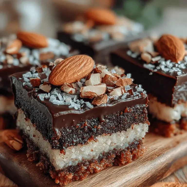 Die gefrorenen Schokoladen-Almond-Kokoswürfel sind eine himmlische Kombination aus gesunden Zutaten und köstlichem Geschmack, die sich perfekt als Snack oder Dessert eignen. Dieses Rezept ist nicht nur einfach zuzubereiten, sondern auch ideal für alle, die auf der Suche nach einer gesunden Nascherei sind, die gleichzeitig die Gelüste nach Süßem stillt. In den letzten Jahren haben sich gesunde Desserts zunehmend in der Ernährung vieler Menschen etabliert. Diese gefrorenen Würfel sind eine großartige Möglichkeit, den süßen Zahn zu befriedigen, ohne dabei auf ungesunde Zutaten zurückzugreifen.