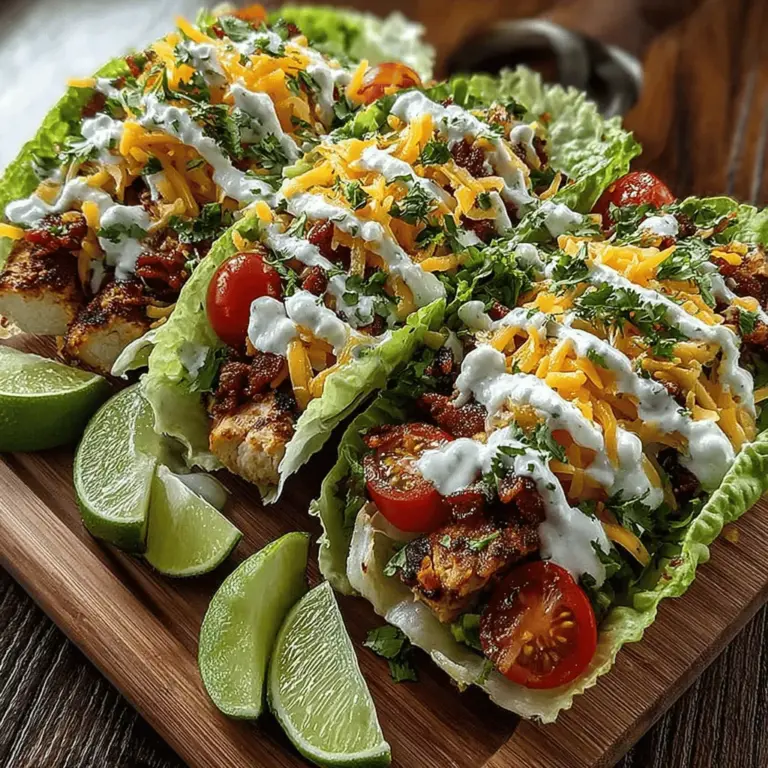 In der heutigen schnelllebigen Welt suchen viele Menschen nach gesunden und gleichzeitig schmackhaften Essensoptionen. Avocado-Hühnchen-Speck-Lettuce Wraps sind eine perfekte Antwort auf diese Herausforderung. Diese Wraps vereinen die zarten Aromen von gegrilltem Hähnchen, cremiger Avocado und dem knusprigen Biss von gebratenem Speck. Sie sind nicht nur eine köstliche Mahlzeit, sondern auch einfach zuzubereiten und erfreuen sich großer Beliebtheit bei Gesundheitsbewussten und Feinschmeckern gleichermaßen.