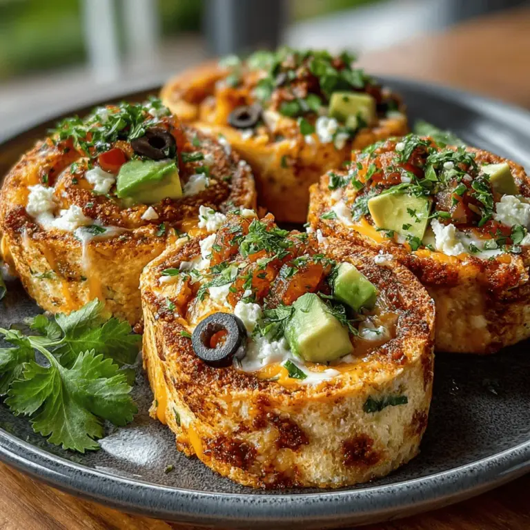 Käse-Grüne-Chili-Pinwheel-Happen sind die perfekte Kombination aus cremigem Käse, würzigen grünen Chilischoten und frischen Kräutern, die jeden Biss zu einem Geschmackserlebnis machen. Diese vielseitigen Snacks sind nicht nur einfach zuzubereiten, sondern eignen sich auch hervorragend für verschiedene Anlässe – sei es eine Gartenparty, ein gemütlicher Abend mit Freunden oder ein festliches Buffet. Die bunten Pinwheels sind ein echter Hingucker und bieten eine wunderbare Möglichkeit, kreative Snacks zu servieren, die sowohl Kinder als auch Erwachsene begeistern.