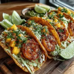 Tacos haben ihren Ursprung in Mexiko und sind ein fester Bestandteil der mexikanischen Küche. Sie wurden ursprünglich von Arbeitern im 18. Jahrhundert als einfache, tragbare Mahlzeit genossen. Die Vielfalt der Tacos ist schier endlos – von klassischen Varianten wie Tacos al Pastor bis hin zu innovativen Neuinterpretationen, wie unseren scharfen Garnelen-Tacos. Diese Kombination bringt nicht nur die Aromen der mexikanischen Küche zur Geltung, sondern fügt auch eine tropische Note durch die Verwendung von Mango hinzu.