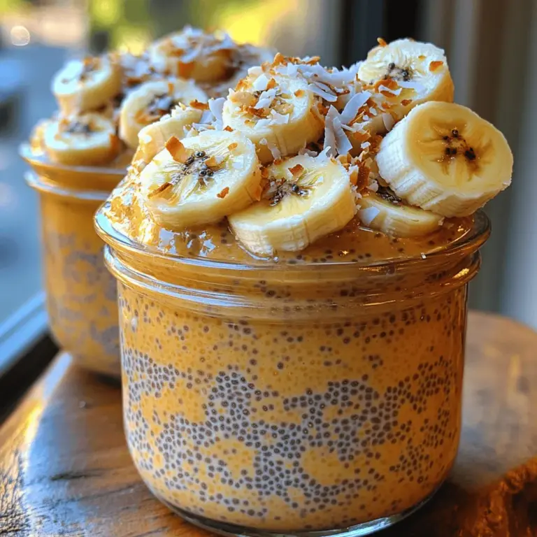 Der cremige Bananen-Chia-Genuss ist nicht nur ein einfaches, sondern auch ein äußerst nahrhaftes Rezept, das sich perfekt für ein schnelles Frühstück oder einen gesunden Snack zwischendurch eignet. Die Kombination aus Banane und Chiasamen sorgt für eine süße und gleichzeitig sättigende Mahlzeit, die voller Ballaststoffe, Vitamine und Mineralstoffe steckt. Dieses Rezept ist nicht nur vegan und glutenfrei, sondern bietet auch vielseitige Anpassungsmöglichkeiten, um es an persönliche Vorlieben oder diätetische Bedürfnisse anzupassen.