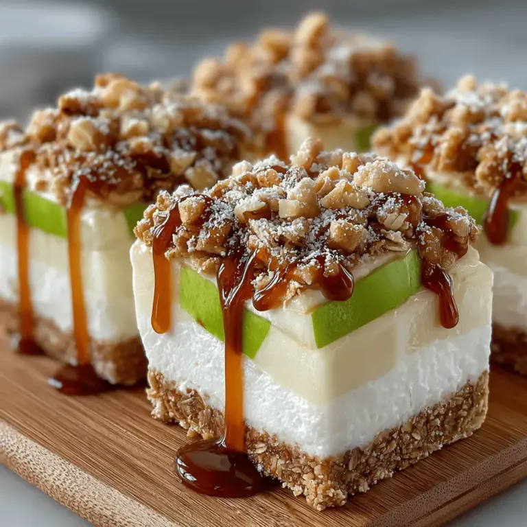 Die Inspiration für dieses Dessert stammt von der klassischen Apfel-Pie-Tradition, die in vielen Kulturen, insbesondere in den USA, verwurzelt ist. Apfel-Pie ist nicht nur ein beliebtes Dessert, sondern auch ein Symbol für Gemütlichkeit und Heimat, oft verbunden mit nostalgischen Erinnerungen an Familienfeiern und Festtage. Die Verwendung von gefrorenem Joghurt bringt eine moderne Wendung in diese klassische Kombination, indem sie eine leichtere, gesündere Alternative zu herkömmlichen Eiscremes bietet. Diese gefrorenen Joghurt-Apfel-Pie-Crunch-Scheiben sind somit nicht nur ein Genuss für den Gaumen, sondern auch eine spielerische Variante, die die Traditionen neu interpretiert.