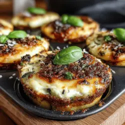 Zucchini Lasagna Cupcakes sind eine kreative und gesunde Variante des traditionellen italienischen Gerichts Lasagne. Diese kleinen Köstlichkeiten kombinieren die herzhaften Aromen einer klassischen Lasagne mit der Leichtigkeit von Zucchini, die als glutenfreier Nudelersatz dient. Sie sind nicht nur ein echter Gaumenschmaus, sondern auch eine ideale Option für alle, die auf ihre Ernährung achten oder einfach nur eine neue und aufregende Möglichkeit suchen, Gemüse in ihre Mahlzeiten zu integrieren.