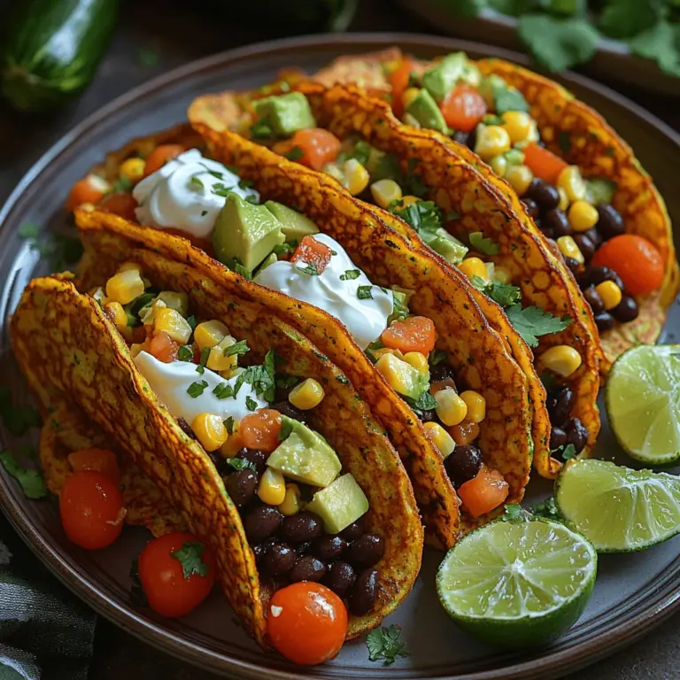 Zucchini-Pfannkuchen-Tacos sind nicht nur eine köstliche, sondern auch eine kreative Möglichkeit, frisches Gemüse in eine herzhafte Mahlzeit zu integrieren. Diese Tacos bieten eine gelungene Kombination aus gesunden Zutaten und einem aufregenden Geschmack, der sowohl Vegetarier als auch Fleischliebhaber begeistert. Die Pfannkuchen aus Zucchini sind eine wunderbare glutenfreie Alternative zu traditionellen Tortillas und bieten eine leichte, aber dennoch sättigende Basis für eine Vielzahl an Füllungen.