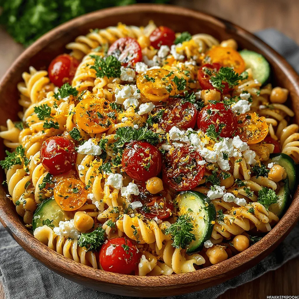 In der modernen Küche gewinnen gesunde und abwechslungsreiche Rezepte immer mehr an Bedeutung. Gesundheitsbewusste Ernährung und der Trend zu pflanzlichen Lebensmitteln haben viele Menschen dazu inspiriert, kreative und köstliche Gerichte zuzubereiten. Ein solches Rezept, das sowohl nahrhaft als auch einfach zuzubereiten ist, ist der Zesty Lemon Garlic Kichererbsen-Pasta-Salat. Dieser erfrischende Salat vereint die herzhaften Aromen von Kichererbsen und frischen Gemüse mit dem spritzigen Geschmack von Zitrone und Knoblauch. Ideal als leichtes Mittagessen, Beilage oder für ein Picknick, ist dieser Salat nicht nur lecker, sondern auch vollgepackt mit Nährstoffen.