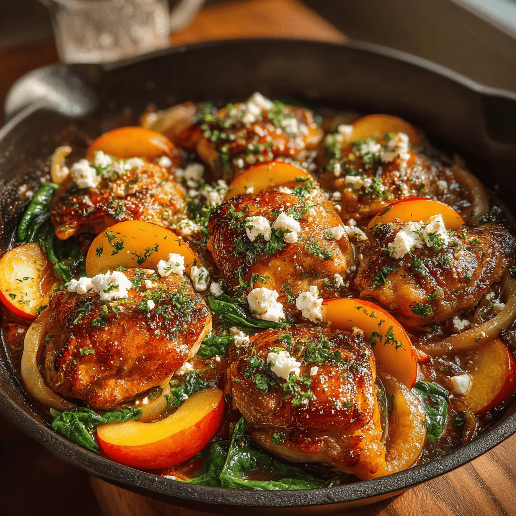 Die saftige Pfirsich-Hühnchen-Pfanne ist ein köstliches und unkompliziertes Rezept, das die Aromen des Sommers auf den Teller bringt. Diese Kombination aus zartem Hähnchenfleisch, süßen Pfirsichen und frischem Gemüse zaubert nicht nur ein harmonisches Geschmackserlebnis, sondern ist auch eine gesunde Option für jede Mahlzeit. Ob für ein schnelles Abendessen unter der Woche oder als Highlight beim Familienessen – dieses Rezept ist vielseitig und einfach zuzubereiten.