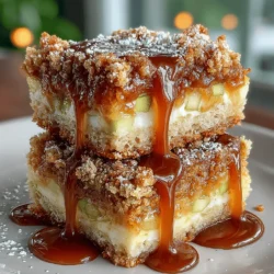 Karamellisierte Apfel-Crumble-Riegel sind eine köstliche und herzhafte Leckerei, die den Geschmack von frisch gebackenen Äpfeln mit der knusprigen Textur eines klassischen Crumbles vereint. Diese Riegel sind nicht nur ein Genuss für den Gaumen, sondern auch eine wunderbare Art, die Aromen des Herbstes in Ihr Zuhause zu bringen. Egal, ob Sie eine süße Nachspeise für eine Feier planen oder einfach nur etwas Leckeres für den Nachmittagskaffee suchen, diese Riegel sind die perfekte Wahl.