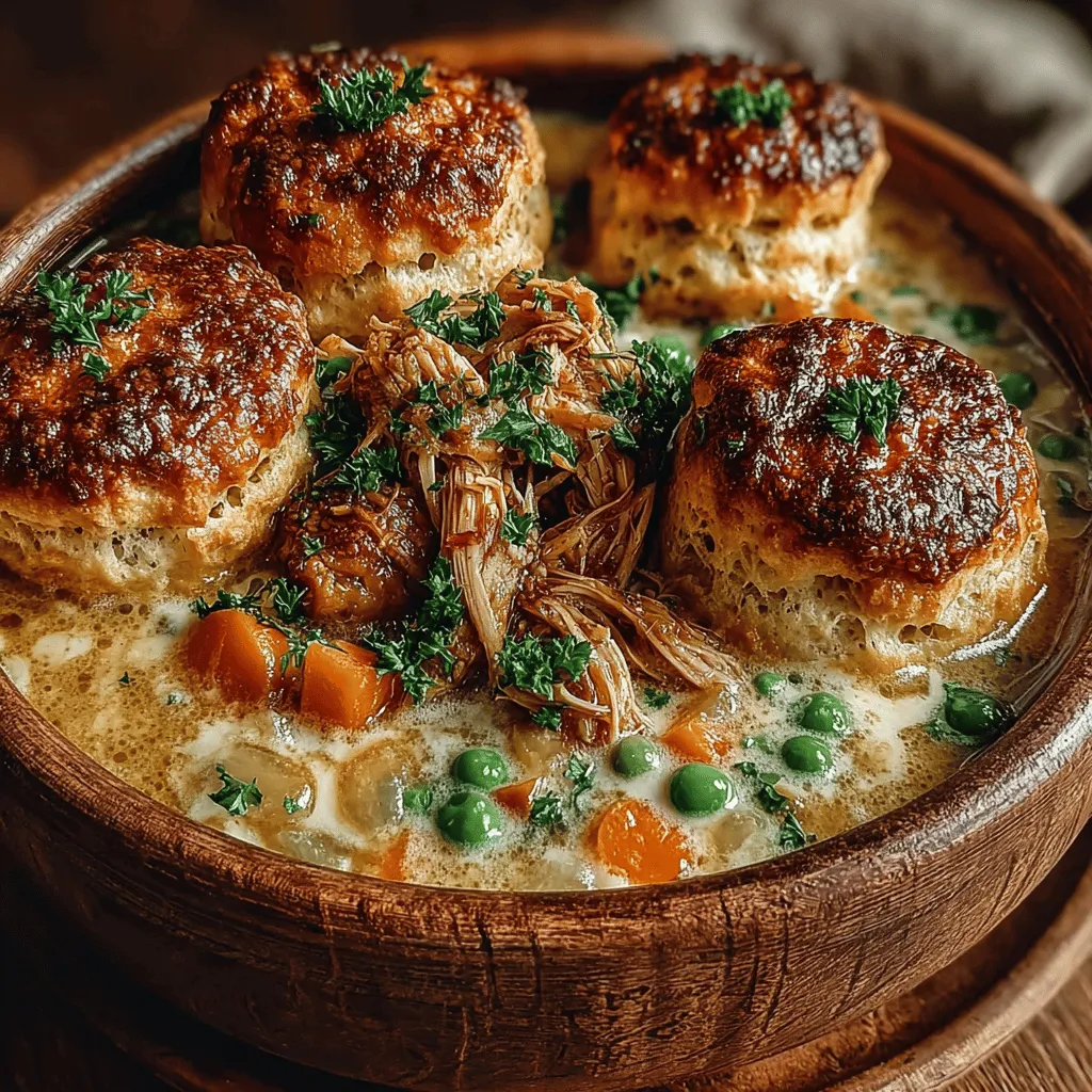 Die Gemütliche Hühner-Pie-Suppe mit Biscuit-Belag ist nicht nur ein Gericht; sie ist eine Umarmung für den Magen. In der kalten Jahreszeit, wenn die Temperaturen sinken und die Tage kürzer werden, ist es das perfekte Wohlfühlessen. Diese herzhafte Suppe kombiniert zartes Hähnchen, frisches Gemüse und einen luftigen Biscuit-Belag, der den Geschmack dieser Suppe auf ein neues Level hebt.