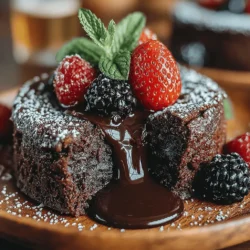 Wenn es um Schokoladendesserts geht, gibt es kaum etwas Verführerischeres als einen saftigen, schokoladigen Kuchen. Die "Dekadente Mehlfreie Schokoladenfreude" ist ein solches Rezept, das nicht nur den Gaumen erfreut, sondern auch das Herz höher schlagen lässt. Diese Delikatesse vereint die reichhaltige Tiefe von hochwertiger dunkler Schokolade mit der zarten Textur eines klassischen Schokoladenkuchens, und das ganz ohne Mehl.